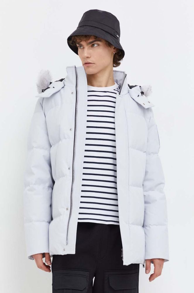 Пухова куртка MOOSE KNUCKLES чоловіча колір сірий зимова (3682242)