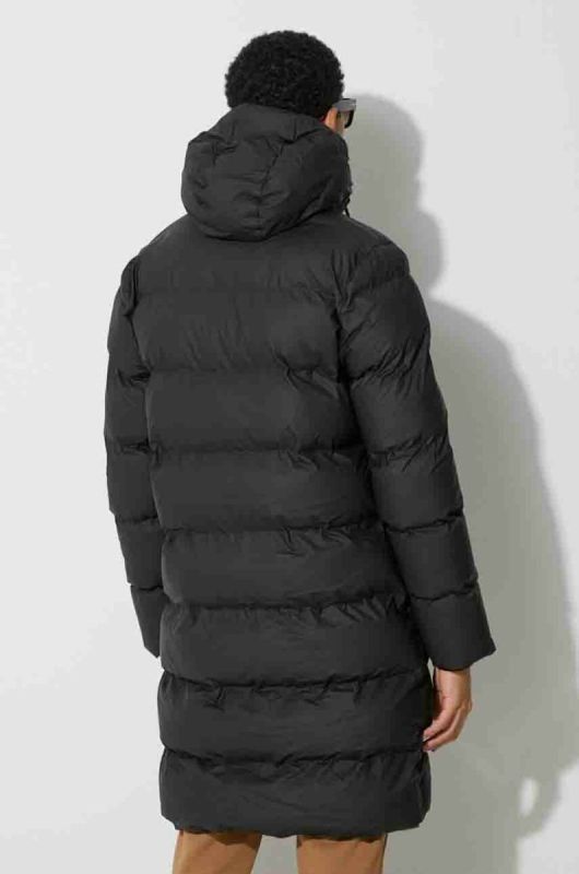 Куртка Rains 15130 Jackets колір чорний зимова фото 2