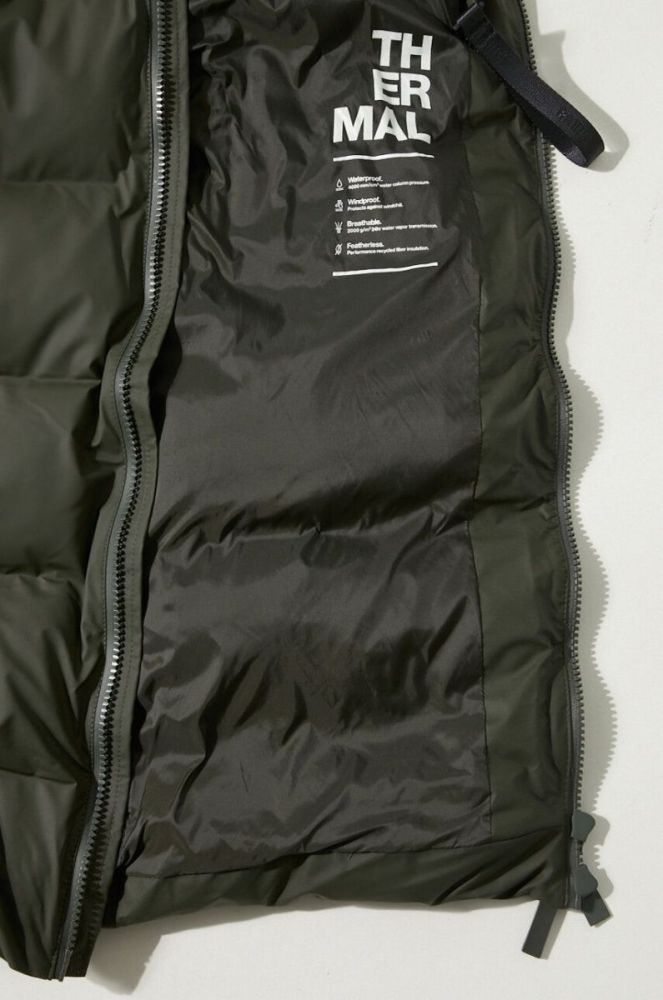 Куртка Rains 15130 Jackets колір зелений зимова фото 9