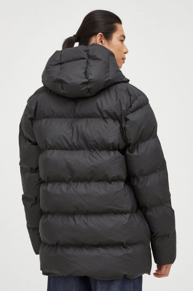 Куртка Rains 15190 Jackets колір чорний зимова фото 6