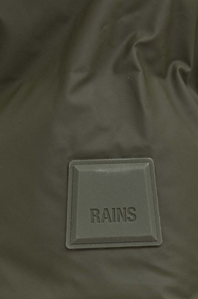 Куртка Rains 15190 Jackets колір зелений зимова фото 11