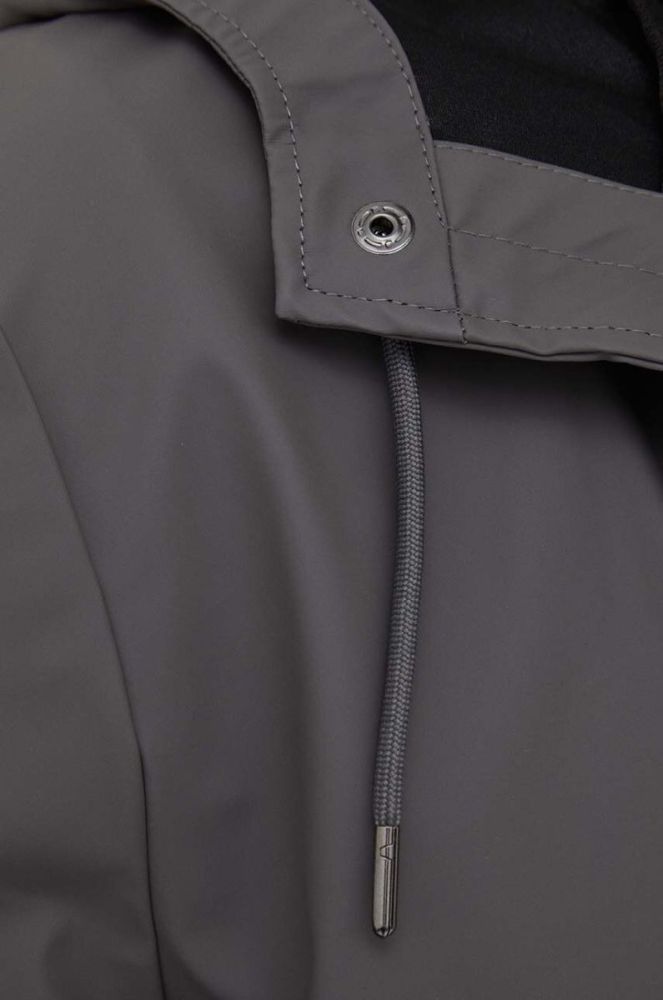 Дощовик Rains 18140 Jackets колір сірий перехідна фото 10