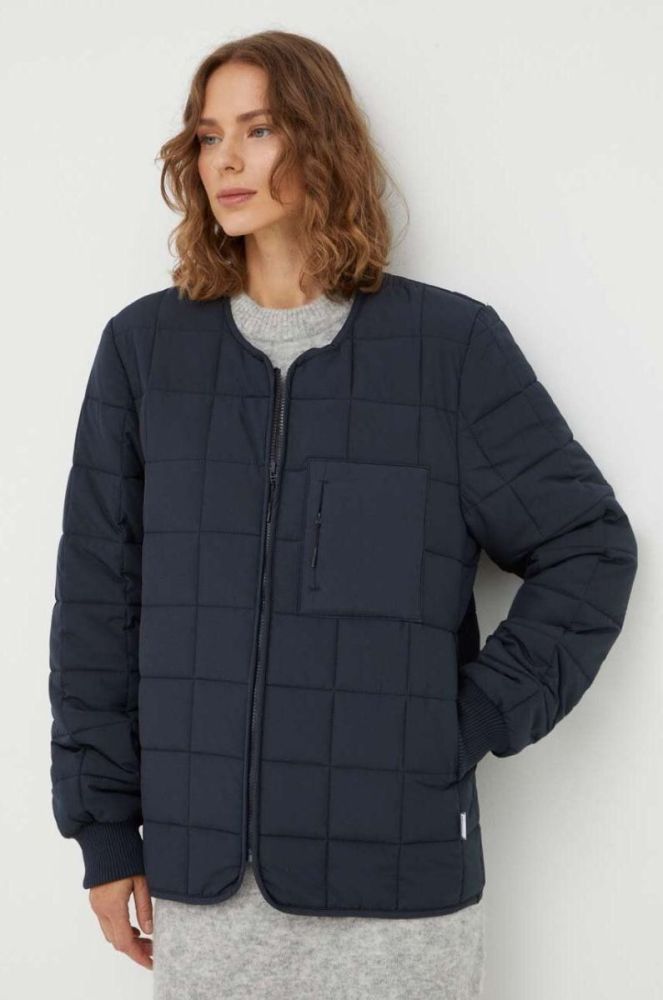 Куртка Rains 18170 Jackets колір синій перехідна фото 2
