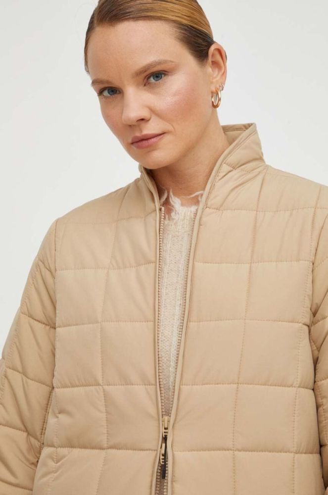 Куртка Rains 18210 Jackets колір бежевий перехідна фото 11