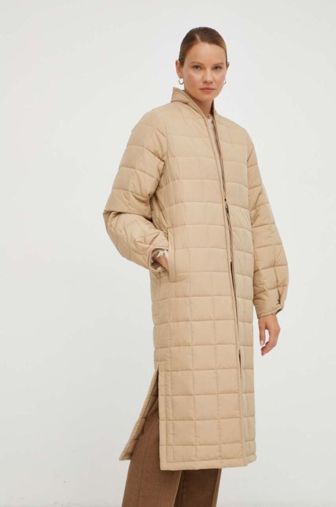 Куртка Rains 18210 Jackets колір бежевий перехідна фото 9