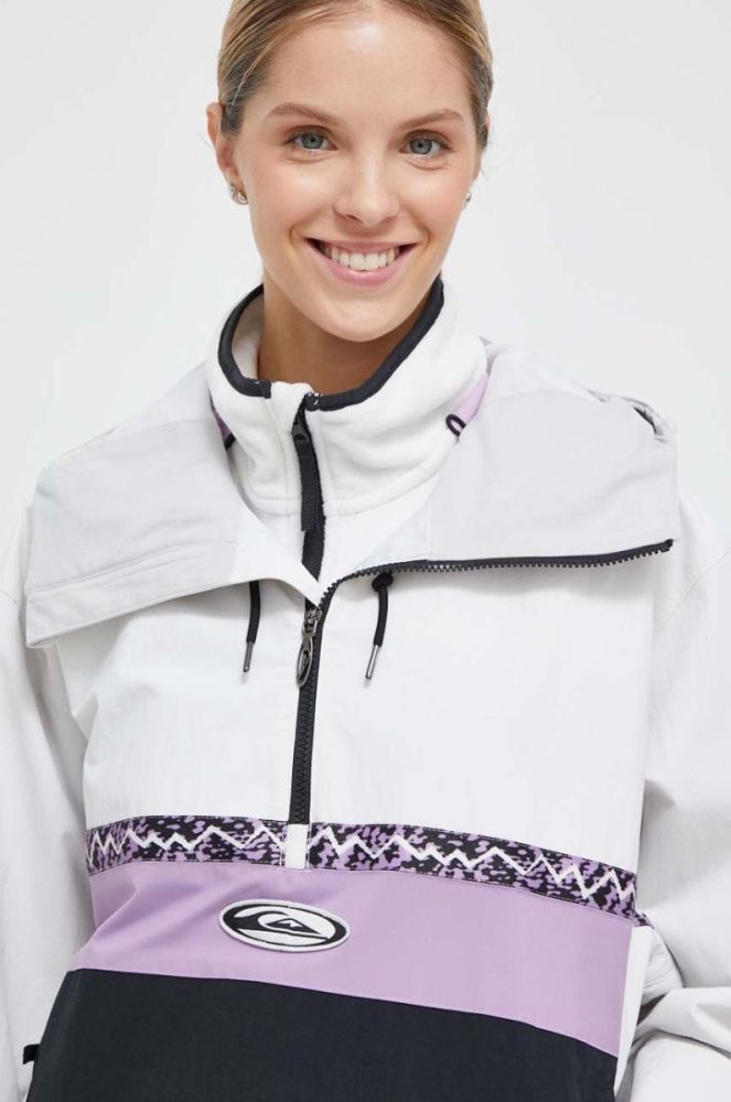 Куртка Quiksilver Steeze колір білий (3646873) фото 10