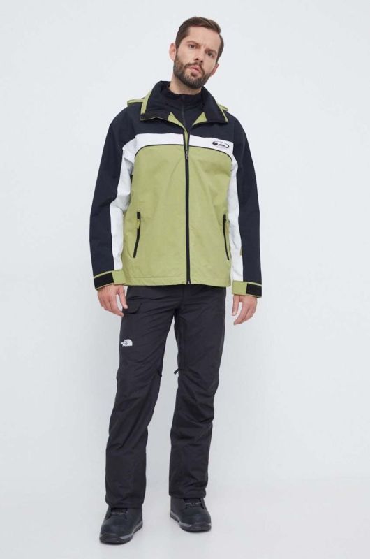 Куртка Quiksilver Live Wire колір зелений фото 2