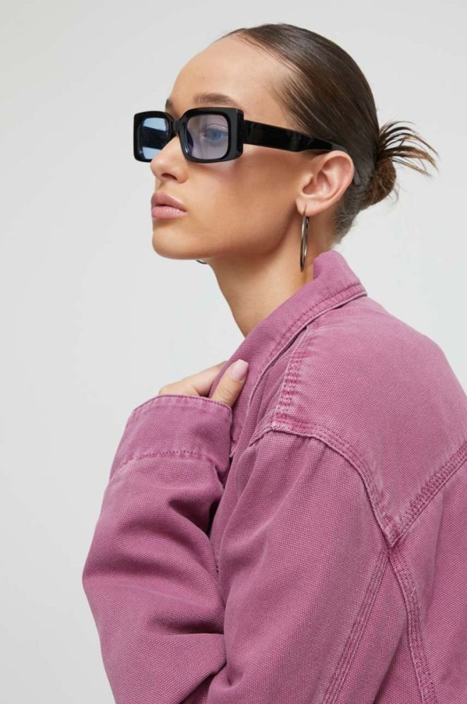 Джинсова куртка Guess Originals колір фіолетовий перехідна фото 9