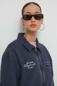 Джинсова куртка Guess Originals колір синій перехідна (3625579)