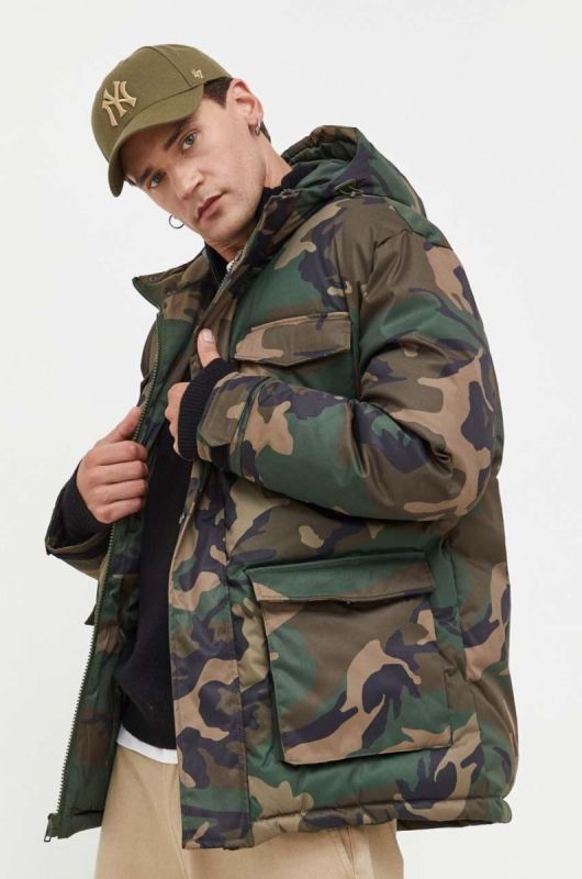 Куртка Guess Originals колір зелений зимова фото 2