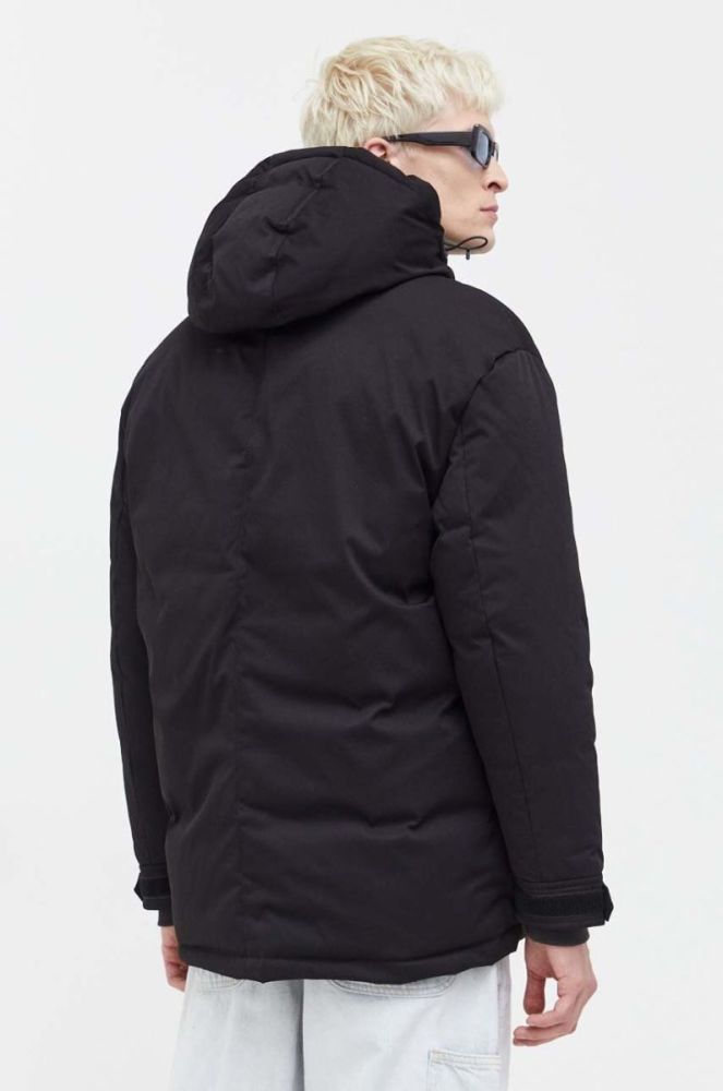 Куртка Guess Originals колір чорний зимова фото 3