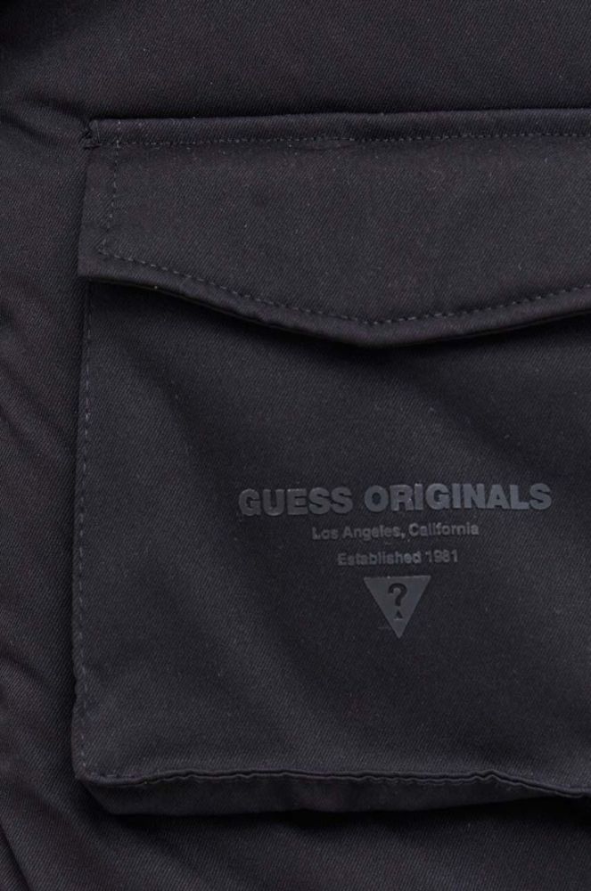 Куртка Guess Originals колір чорний зимова фото 5