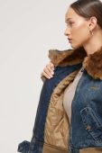 Куртка Guess Originals жіноча колір синій перехідна oversize