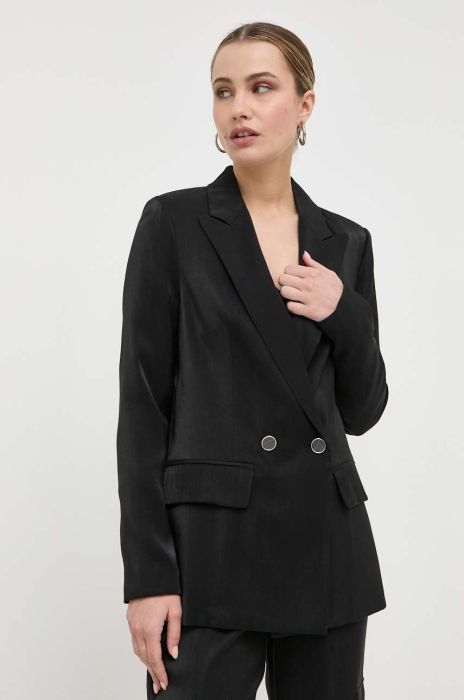 Піджак Guess колір чорний однобортний однотонний