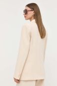Піджак Bardot колір бежевий двобортний однотонна