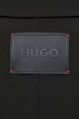Піджак HUGO колір чорний однобортний однотонна (3302864)