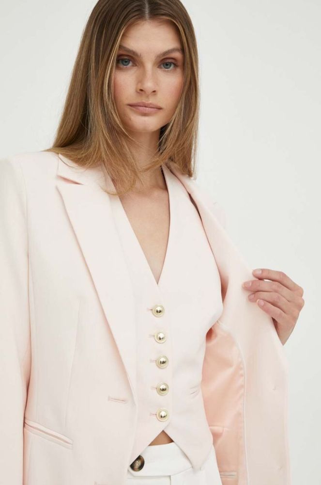 Піджак Marciano Guess колір помаранчевий однобортний однотонна фото 6