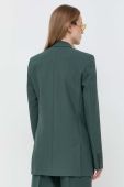 Піджак MAX&Co. колір зелений двобортний однотонна