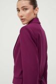 Піджак Patrizia Pepe колір фіолетовий однобортний однотонна (3383481)