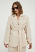 Піджак Lovechild колір бежевий однобортний однотонна