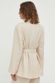 Піджак Lovechild колір бежевий однобортний однотонна