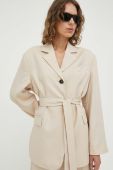 Піджак Lovechild колір бежевий однобортний однотонна