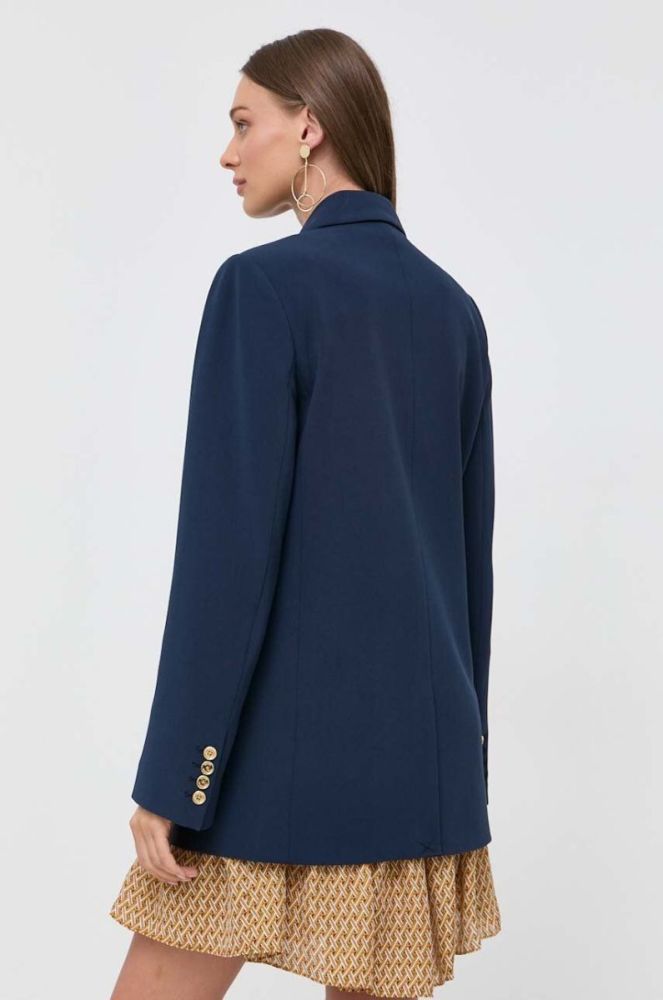 Піджак MICHAEL Michael Kors колір синій двобортний однотонна (3541860) фото 3