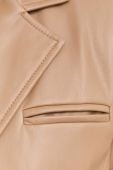 Піджак Twinset колір бежевий однобортний однотонна (3454415)
