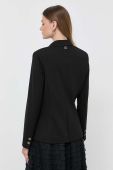 Піджак Twinset колір чорний однобортний однотонна (3474063)