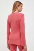 Піджак Twinset колір рожевий легкий