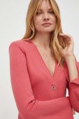 Піджак Twinset колір рожевий легкий