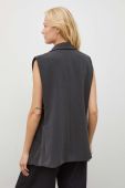 Безрукавка Alohas колір сірий без застібки
