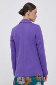 Піджак United Colors of Benetton колір фіолетовий однобортний однотонна