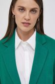 Піджак United Colors of Benetton колір зелений однобортний однотонна (3466616)