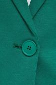 Піджак United Colors of Benetton колір зелений однобортний однотонна (3466616)