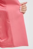 Піджак United Colors of Benetton колір рожевий однобортний однотонна (3648172)