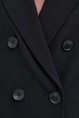 Піджак Sisley колір чорний двобортний однотонна