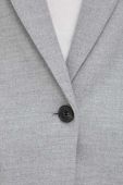 Піджак BOSS колір сірий однобортний однотонна