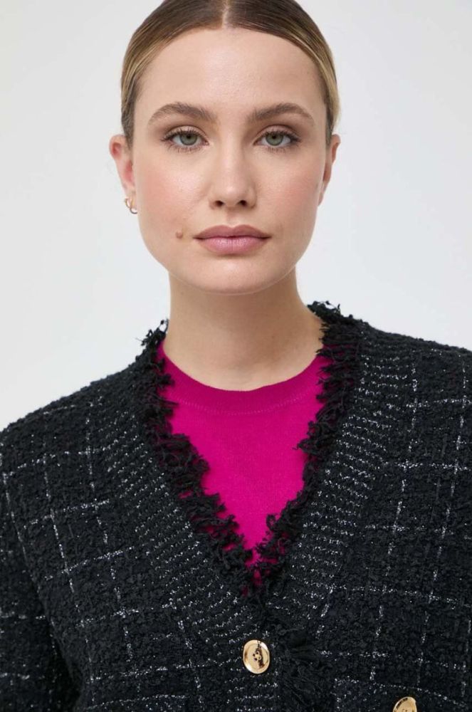 Піджак Pinko колір чорний однобортний візерунок (3558073) фото 4