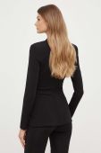Піджак Pinko колір чорний однобортний однотонна (3454424)
