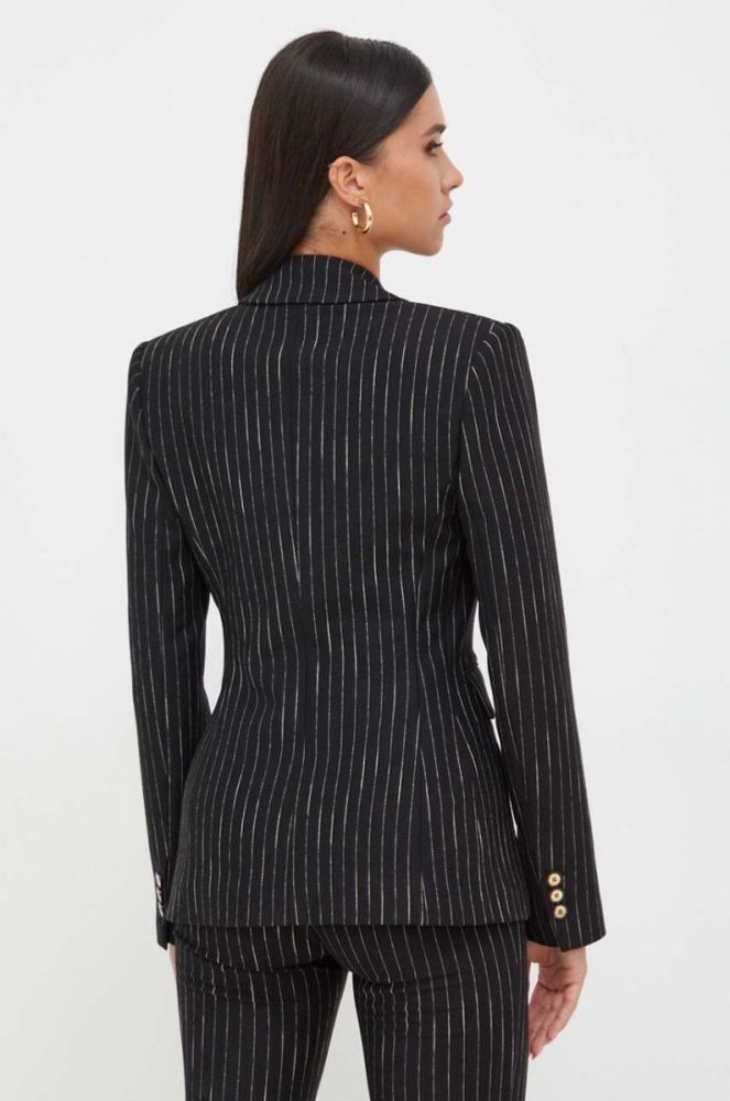 Піджак Pinko колір чорний однобортний візерунок (3588560) фото 3
