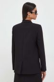 Піджак Twinset колір чорний однобортний однотонна (3588576)