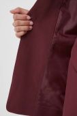 Піджак Dkny колір бордовий однобортний однотонна
