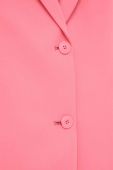 Піджак MAX&Co. x Anna Dello Russo колір рожевий oversize однотонний