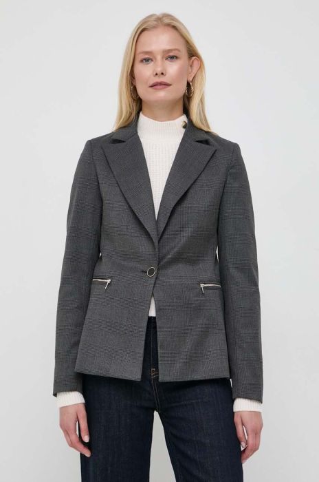 Піджак Morgan колір сірий однобортний візерунок