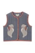 Дитячий жилет Konges Sl?jd колір блакитний