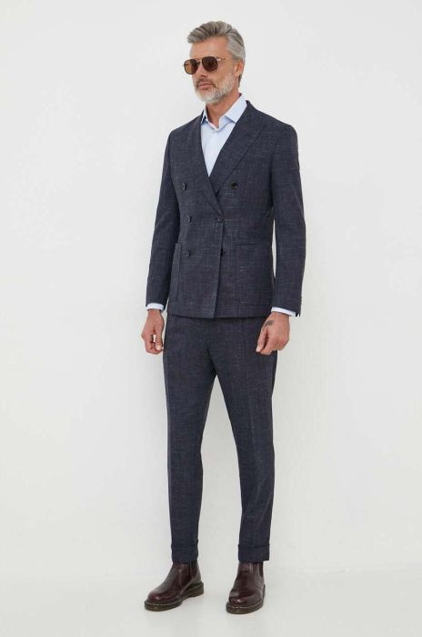 Вовняний костюм BOSS колір синій