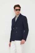 Вовняний піджак BOSS колір синій