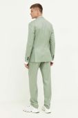Костюм HUGO чоловічий колір зелений однотонна