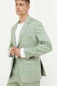 Костюм HUGO чоловічий колір зелений однотонна